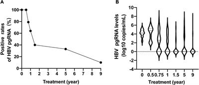 Dynamics of Hepatitis B Virus Pregenomic RNA in Chronic Hepatitis B Patients With Antiviral Therapy Over 9 Years